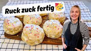 🥳 Ruck Zuck FASCHINGSKRAPFEN aus Blätterteig - last Minute Rezept - ohne Thermomix®