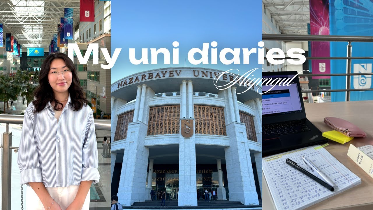 My uni diaries | Первая неделя учебы второкурсницы Назарбаев Университета 🎀