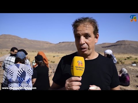 النقوش الصخرية بآيت واعزيق تستقبل ضيوف المهرجان الدولي العربي الإفريقي للفيلم الوثائقي بزاكورة