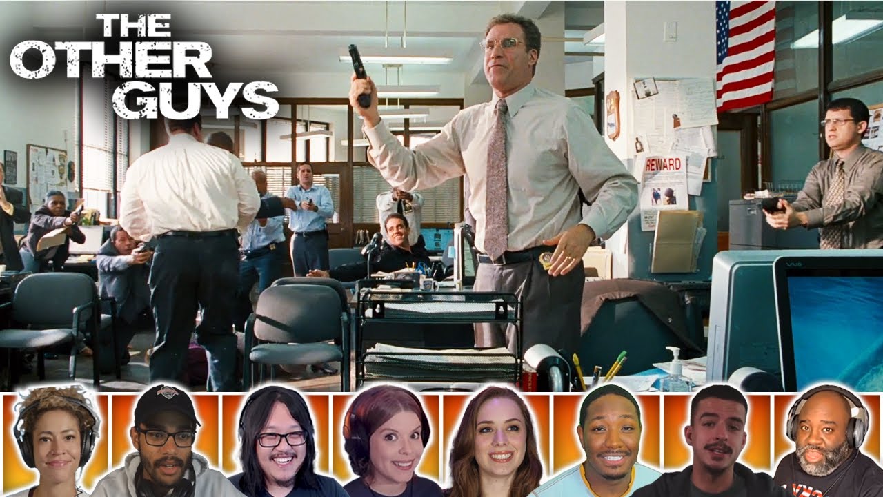 Reactors Reactions to "IT'S CALLED A DESK POP" | The Other Guys (2010)