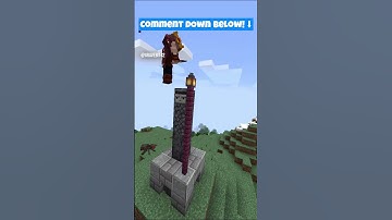 🗿 Simple Minecraft Statue Design (World