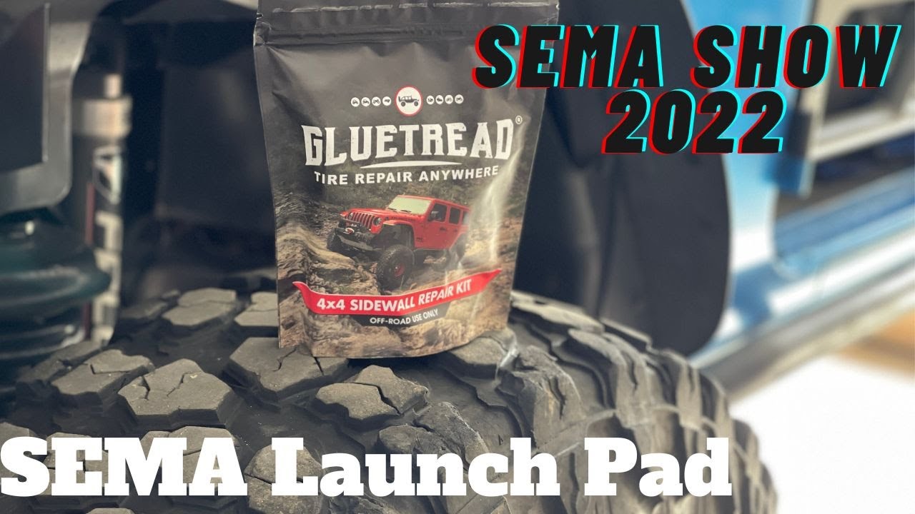 GlueTread Tire Repair Kit SEMA Launchpad 2022 sema2022 YouTube