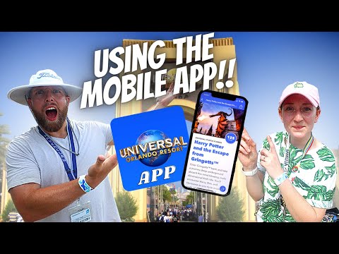 How To Use The Universal Orlando Mobile App | Universal Mobile Ordering, Virtual Lines At Universal!
