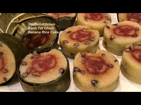 Video Cách làm Bánh Tét Chuối thơm ngon cho ngày Tết _ Banh... - youtube