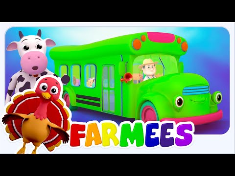 Die Räder des Busses 🚌 | Lustiger Kinderreim für Kinder