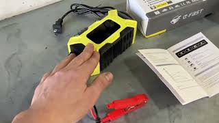 Digital Car Battery Charger Temu #temu #temufinds #automobile #auto screenshot 5