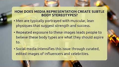 How Does Media Representation Create Subtle Body Stereotypes? - Inside Body Image