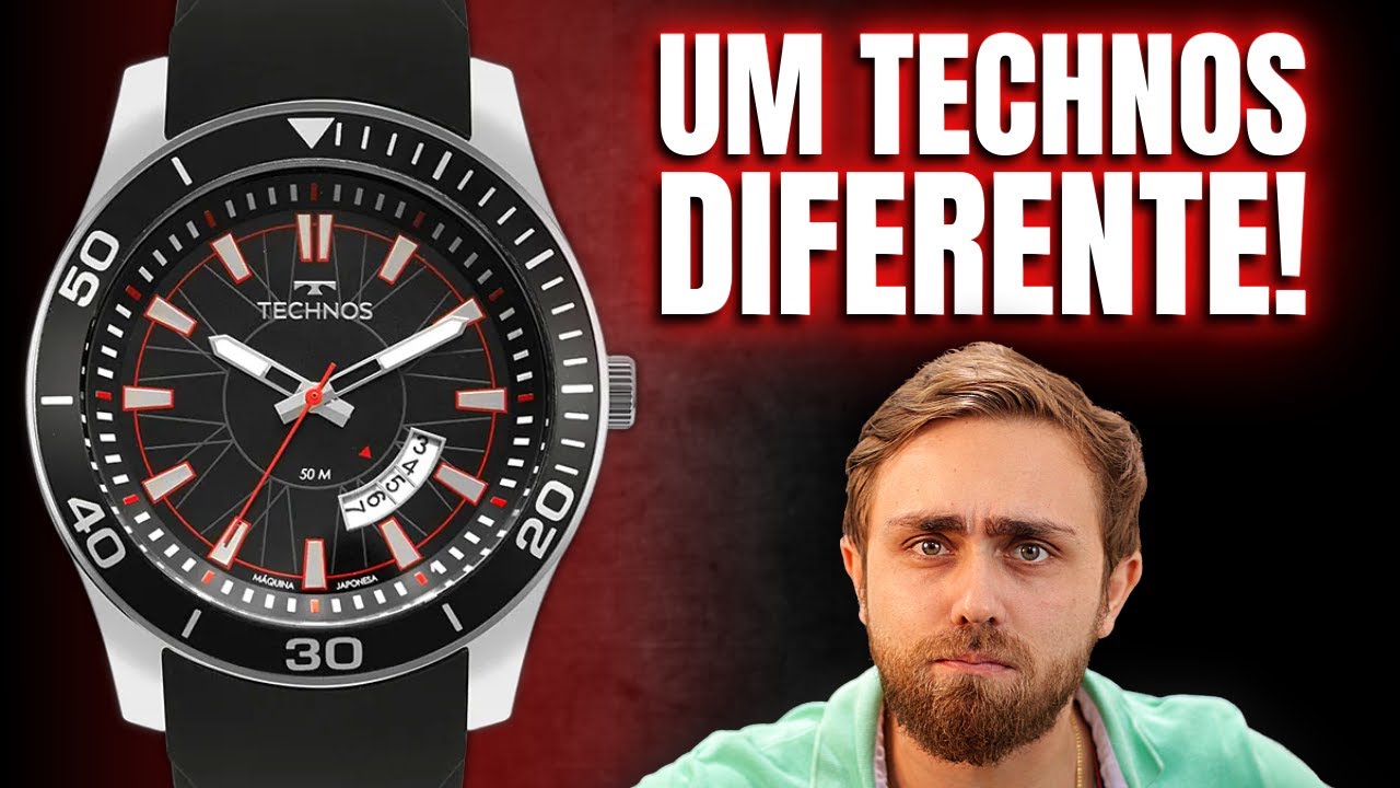UNBOXING TECHNOS 2115KSN/8P PULSEIRA DE BORRACHA - DIFERENCIADO
