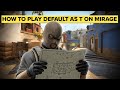 How to Play Default as T on Mirage - Lesson by CS2 Coach v1dma