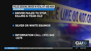6-Year-Old Girl Killed In Hit-And-Run In Dearborn