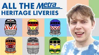 All the Metra Heritage Locomotives