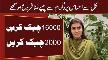 Ehassa 786 program payments start again || Ehsaas 16000 program online registration 2022