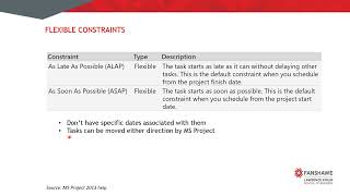 Module 04   MS Project 03   Deadlines, Constraints and Calendars Part 1