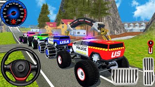 Juegos De Carros - Police Tesla Cyber FHD Gameplay #9 - Car Extreme Racing Gameplay. screenshot 2