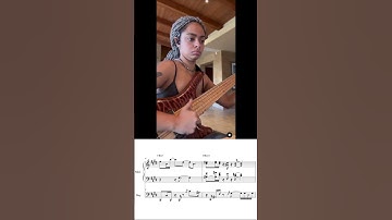Thumbnail of Bassist Mohini Day 🎸is a killer - Transcription 🔬#music #jazz #bass #transcription
