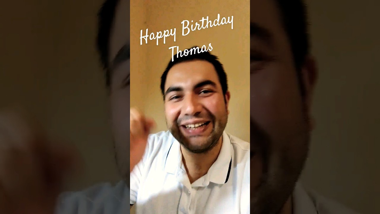 Happy Birthday Thomas! 🥳 I wish you a happy birthday with your friends! Best! 