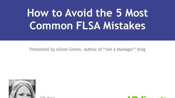 How to Avoid the 5 Most Common FLSA Mistakes
