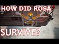 How did princess rosa survive the missile hit  ace combat 7