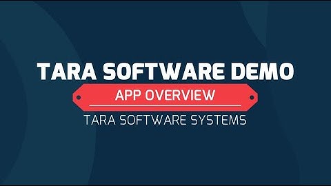 App overview in TARA software systems