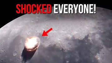 NASA Were Shocked! A Strange Explosion Occurred on the Moon!