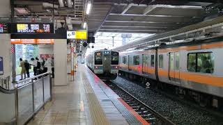 9月1日立川駅 211系0番台 長ナノN602編成 発車