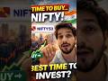 NIFTY Crash 😳 Best Time to Buy? #nifty #stockmarketindia
