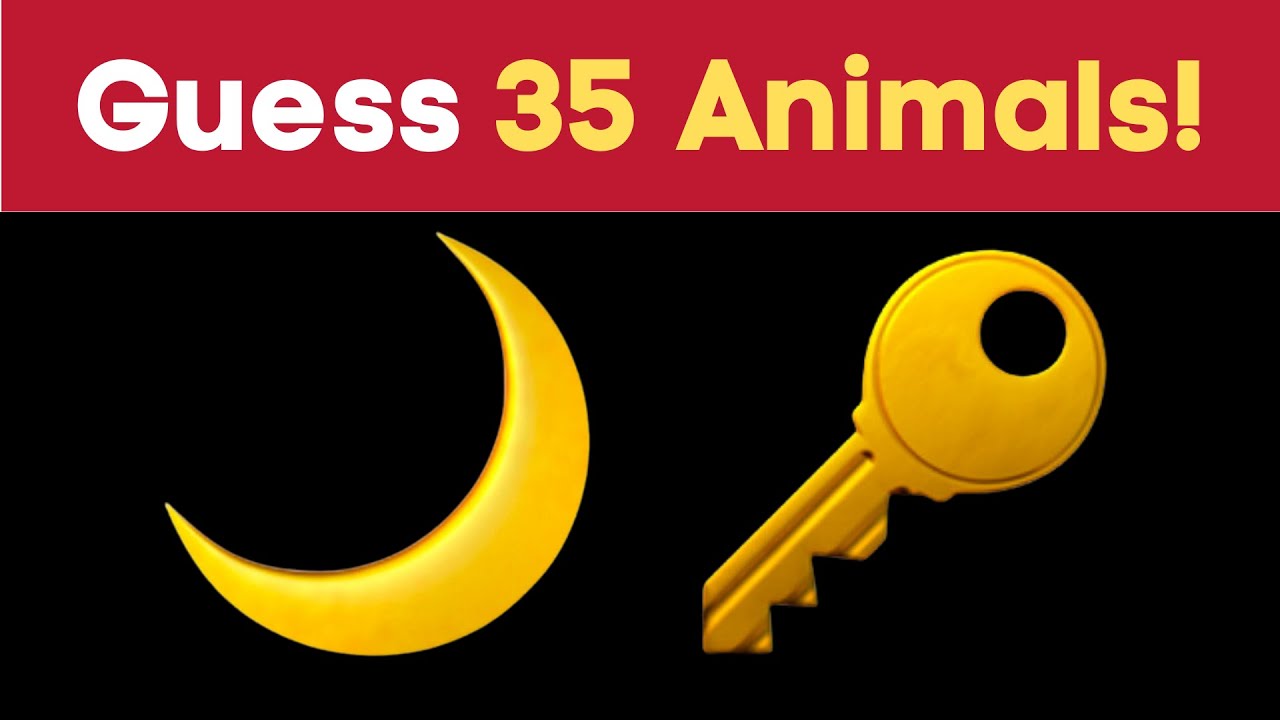 🐶 Guess the Animal by Emoji Quiz 🦊 Animal Emoji Quiz YouTube