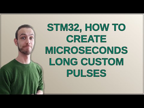 Electronics: STM32, how to create microseconds long custom pulses