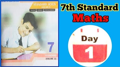 7th Standard Maths Day - 1 Worksheet Bridge Course Module