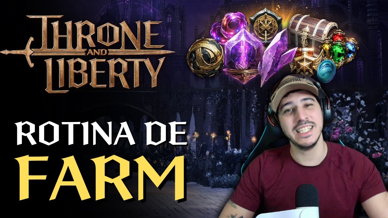 COMO SER EFICIENTE NO DIA A DIA (ROTINA DE FARM) - GUIA PARA INICIANTE | THRONE AND LIBERTY