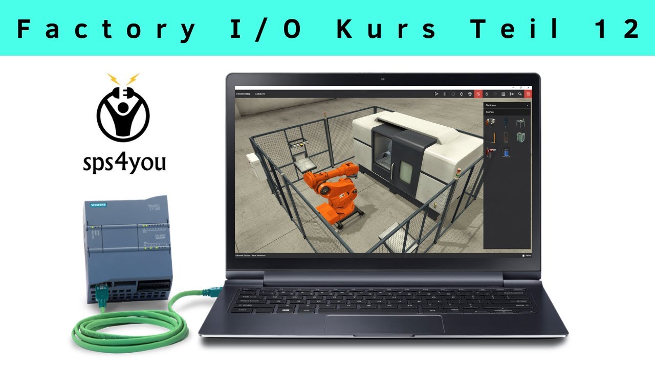 Factory I/O Tutorial - Teil 12 - "Stationen" - SPS programmieren lernen ...