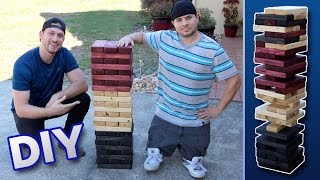 Make your very own giant jenga set! in this video my cousin roy and i
will cover how to craft family friendly game step by using 2x4's.
entertain y...
