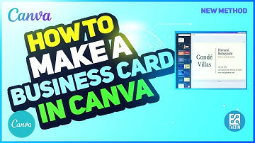 Design a Professional Business Card in Canva | Step-by-Step Tutorial 2025