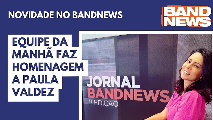 Equipe da manh faz homenagem a Paula Valdez