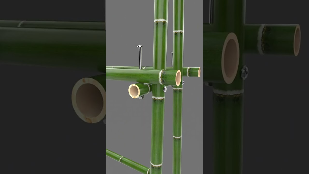 Made a multi-layer bamboo rack — no more worries about kitchen storage! 