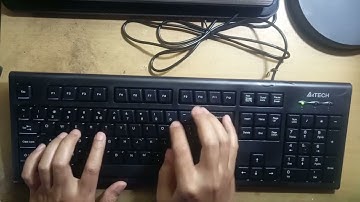 Typing ASMR No Talking - A4TECH Keyboard Model: KRS-85