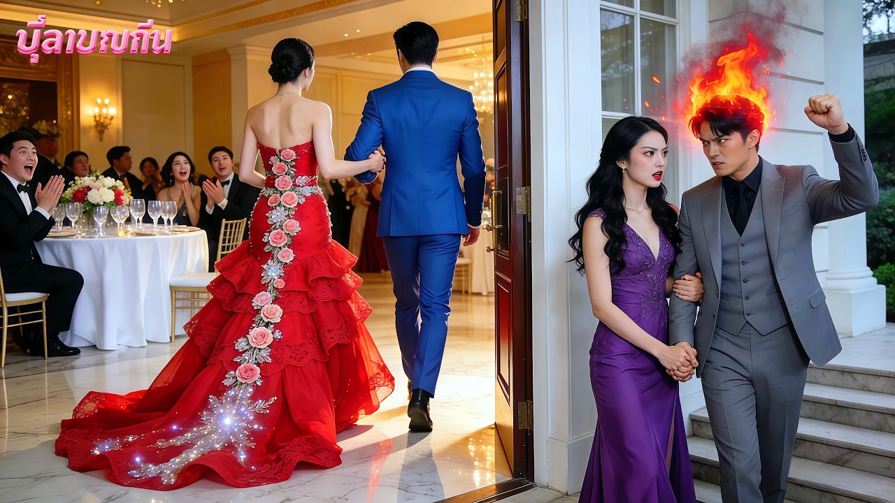 CEO ดูถูกเมียขี้เหร่ ควงชู้ไปงานแต่ง; ไม่คาดคิดว่าเมียมากับCEOอีกคนสะกดทั้งงาน—เขาเดือดจัด!