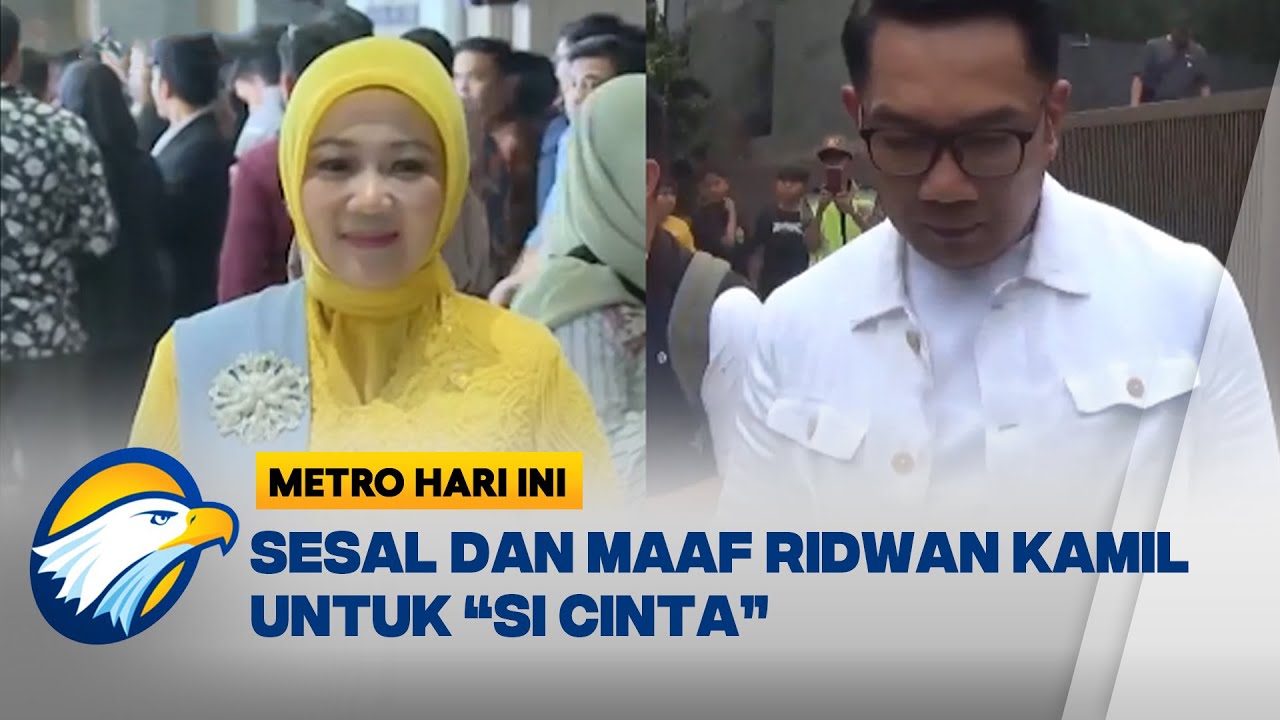 Ridwan Kamil Akhirnya Mengaku Salah & Lepaskan Atalia - [Metro Hari Ini]