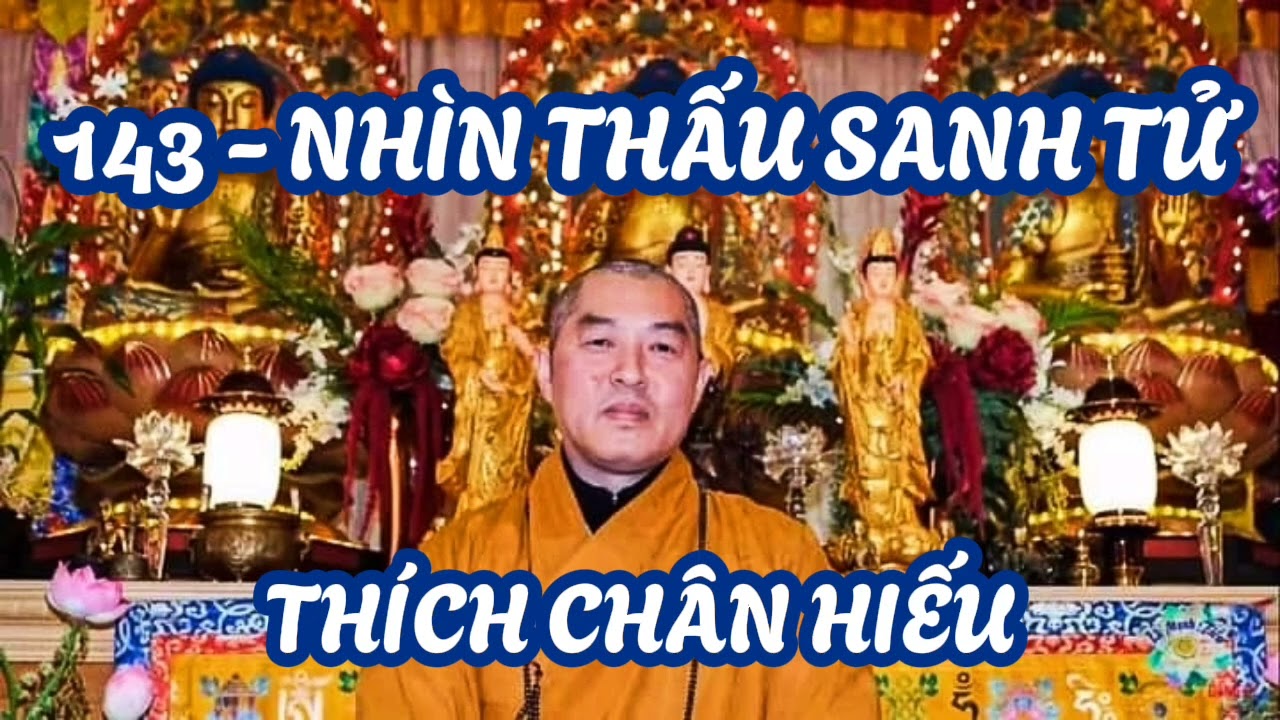 143 - NHÌN THẤU SANH TỬ - Thích Chân Hiếu - Pháp Môn Tịnh Độ.