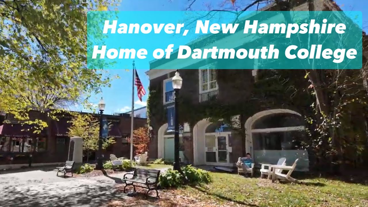[4K] Hanover, New Hampshire 🇺🇸 Small Town New England Charm Walking Tour 