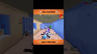 1v4 Clutch💀🔥 Intance Moment || #bgmi #pubgmobile #shorts