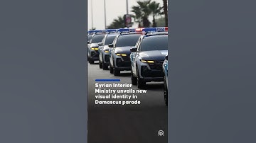 Syrian Interior Ministry unveils new visual identity in Damascus parade