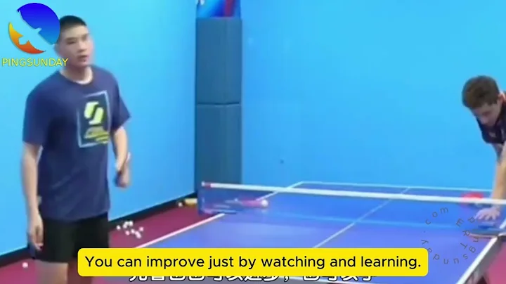 Learn the backhand topspin part 1 - coach Zhang Jike