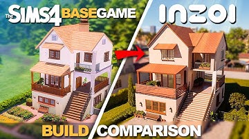 The Sims 4 (base game) vs InZOI - BUILD MODE Comparison