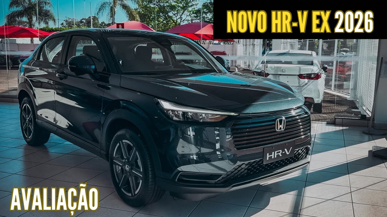 AVALIAÇÃO NOVO HR-V EX 2026 - DE ENTRADA, MAS BEM COMPLETO