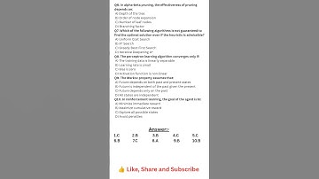 🔥 Top 10 Toughest AI MCQs #ugcnet #gate#shorts#youtubeshorts#artificialintelligence#computerscience