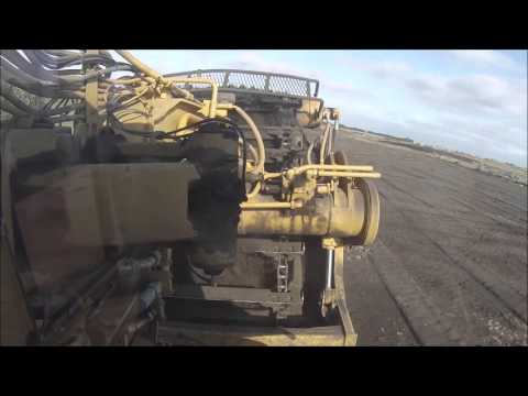 Cat 615C Scraper in cab