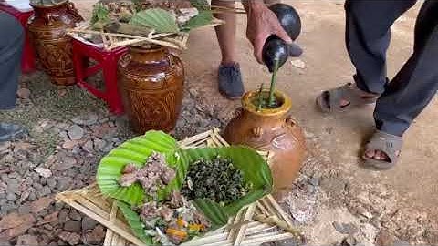 Lễ cúng Giọt nước của dân tộc Jrai ở tỉnh Gia Lai  Thần linh cũng vui buồn, biết giận hờn, biết yêu