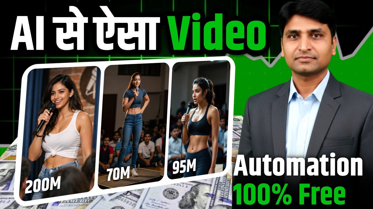 AI से ऐसा Video Automation 100% Free | AI Automation Video Kaise Banaye | AI Automation 