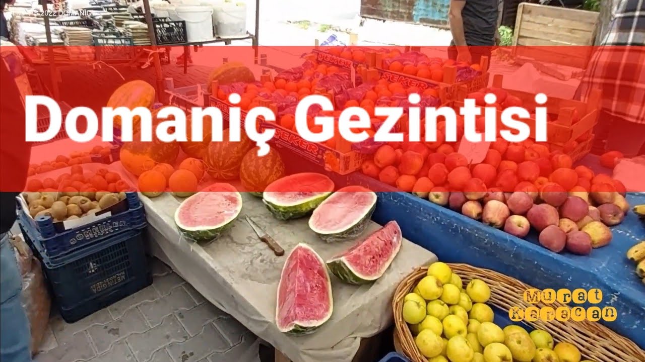 Domaniç İlçe Pazarında Gezinti Domaniç Vlog 1 City Tour in Turkey 4K Walking